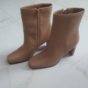 Camel Ankle Boots